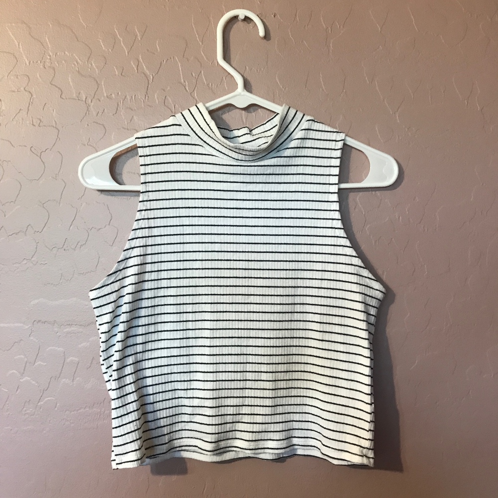 Wild Fable Sleeveless Turtleneck Crop Top